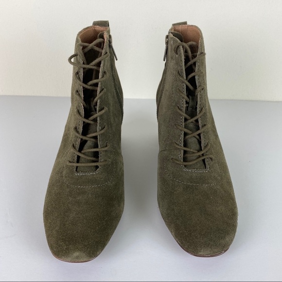 New Madewell The Emilia Lace Up Side Zip Boot - Picture 3 of 8